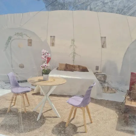 خيمة فخمة Dans Bulle La Tete Dans Les Etoiles سيكس-فور-لو-بلاج