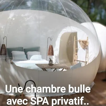 خيمة فخمة Dans Bulle La Tete Dans Les Etoiles *
