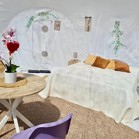 Dans Bulle Grandiose, Avec Spa, La Tete Dans Les Etoiles *