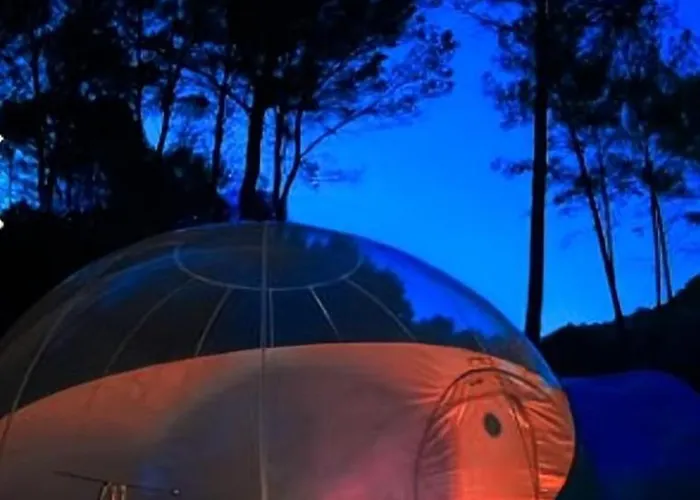 Dans Bulle Grandiose, Avec Spa, La Tete Dans Les Etoiles خيمة فخمة سيكس-فور-لو-بلاج