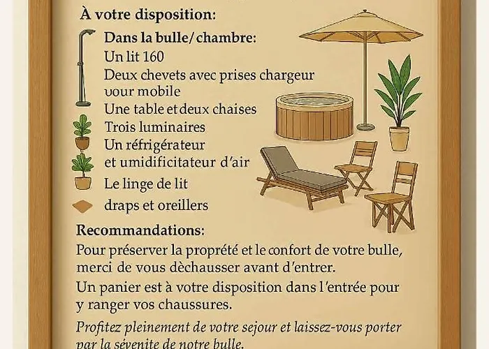 Dans Bulle Grandiose, Avec Spa, La Tete Dans Les Etoiles